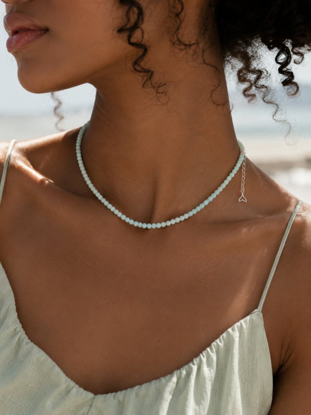 washed ashore | Seafoam Stone Necklace | Coastal Mermaidcore Jewelry